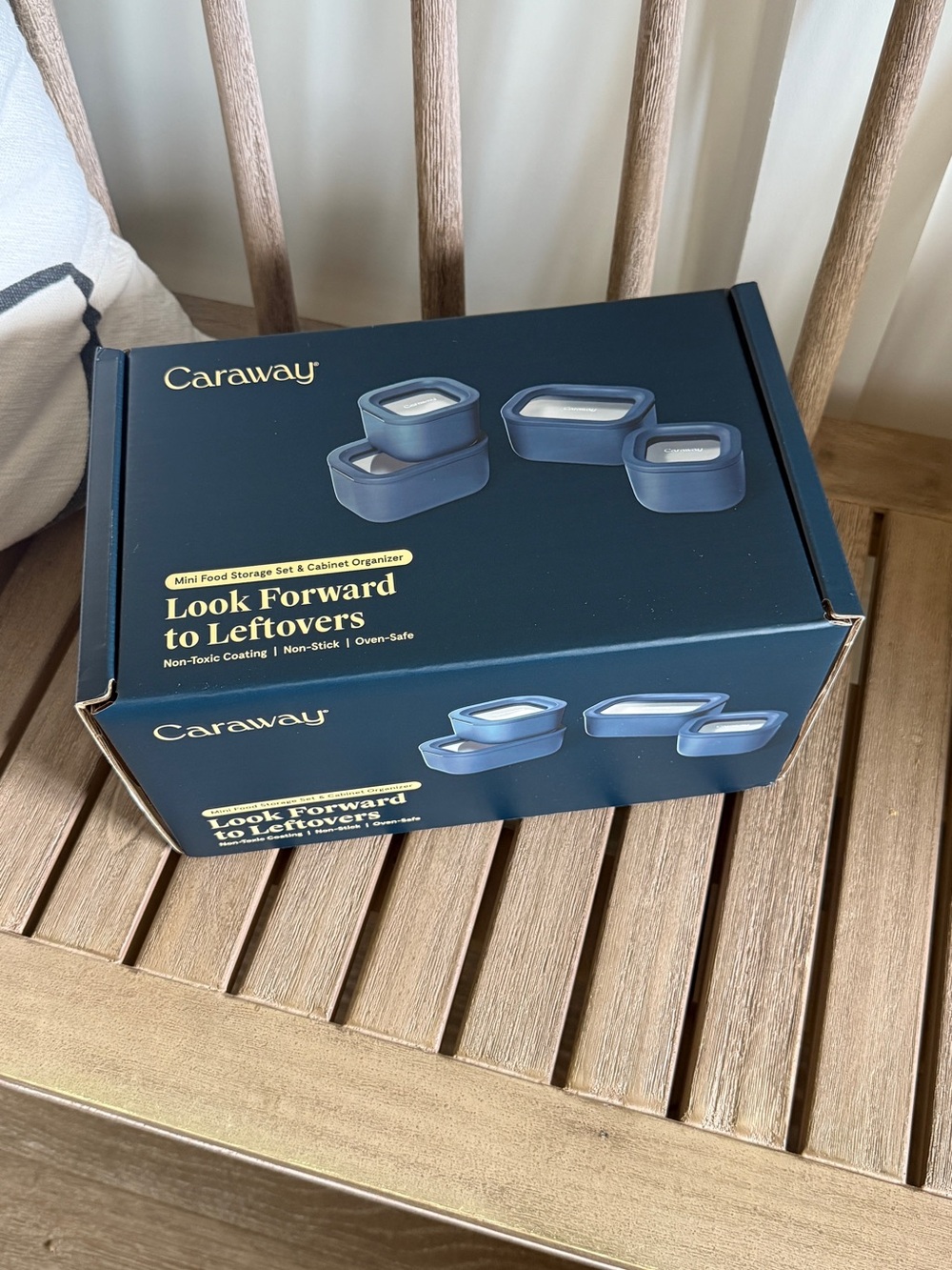 Caraway Mini Food Storage Set in Blue - 3-Piece Organizer
